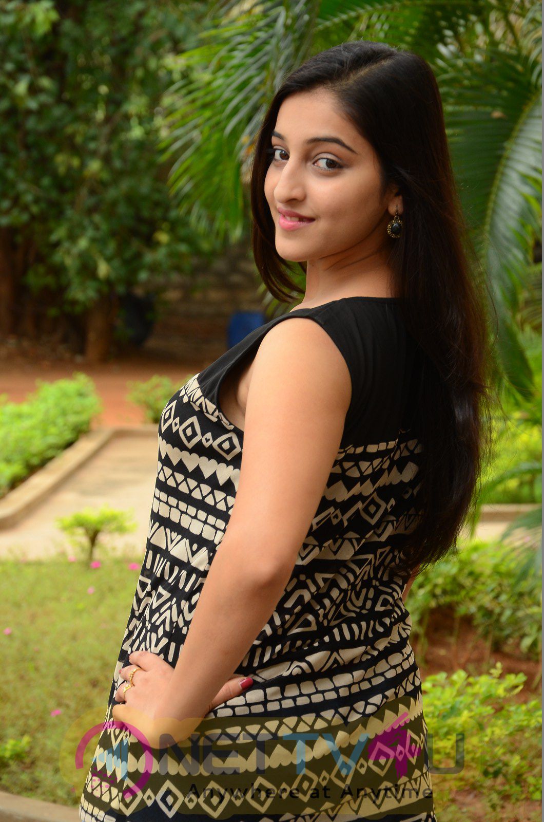 Actress Mouryani Lovely Stills At Ardhanaari Telugu Movie Success Meet