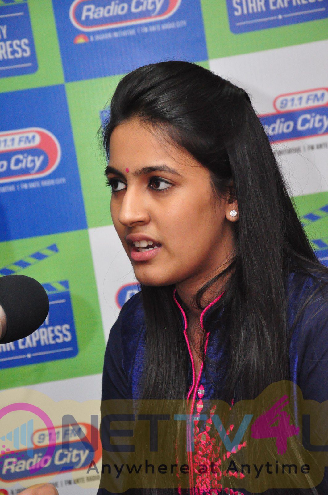 Actress Niharika At Radio City Good Look Stills Telugu Gallery