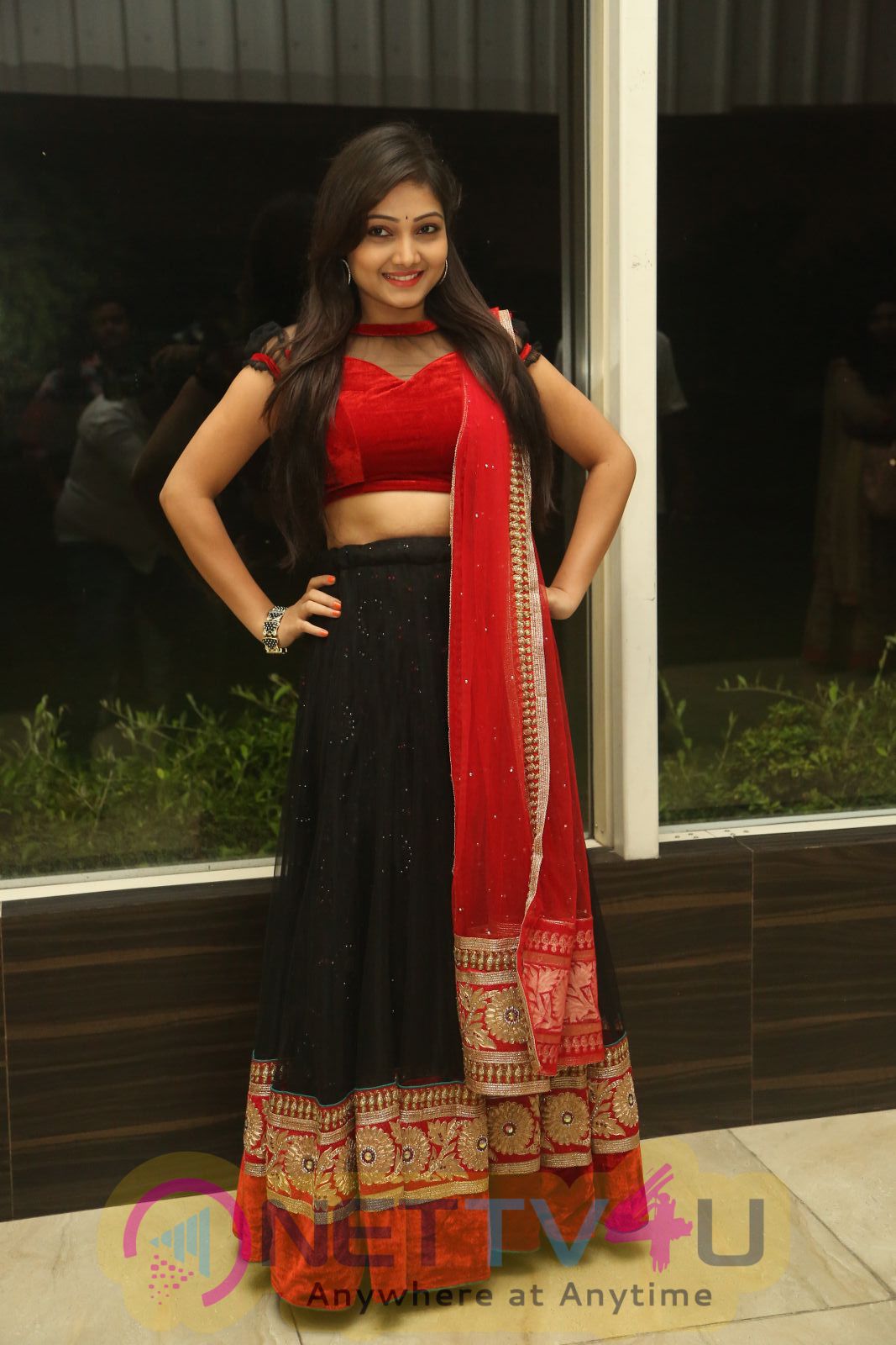 Actress Priyanka Beautiful Photos At Hyper Theatrical Trailer Launch  Telugu Gallery