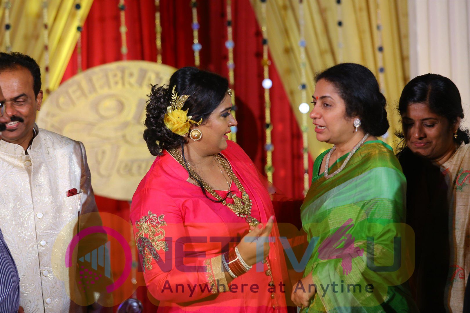 Actress Radha 25th Wedding Anniversary Exclusive Stills Tamil Gallery