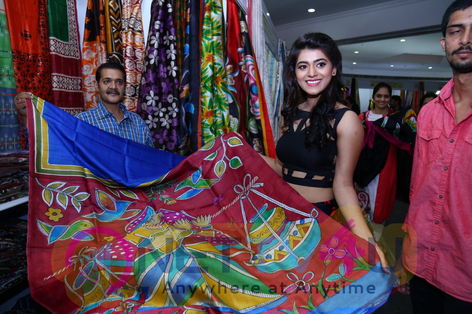Actress Yamini Bhaskar Inaugurates Silk India Expo Superb Stills Telugu Gallery