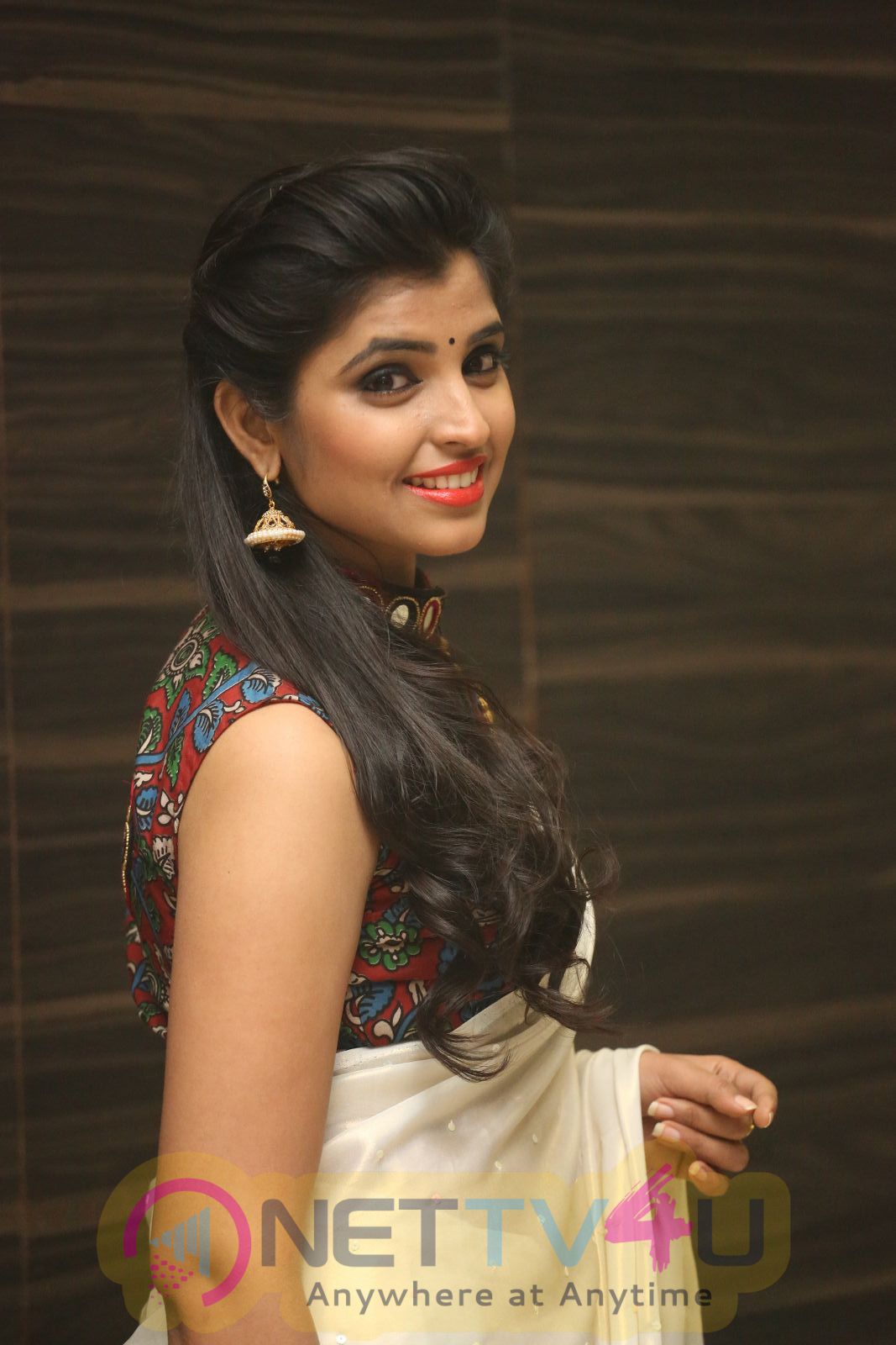 Anchor Shyamala Lovely Stills At Hyper Movie Theatrical Trailer Launch ...