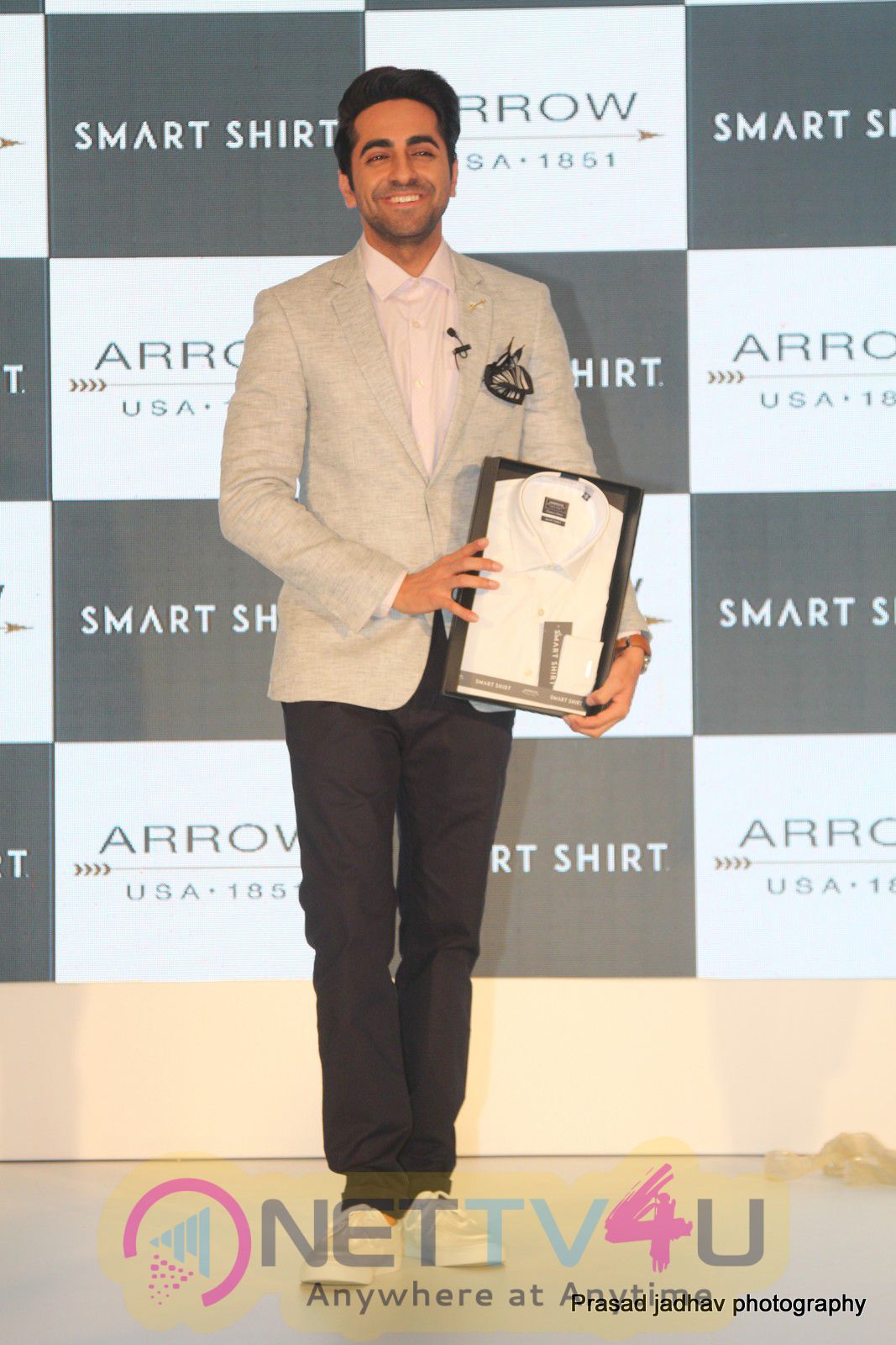 Ayushmann Khurana On The Launch Of Arrow Smart Shirt Good Looking Pics Hindi Gallery