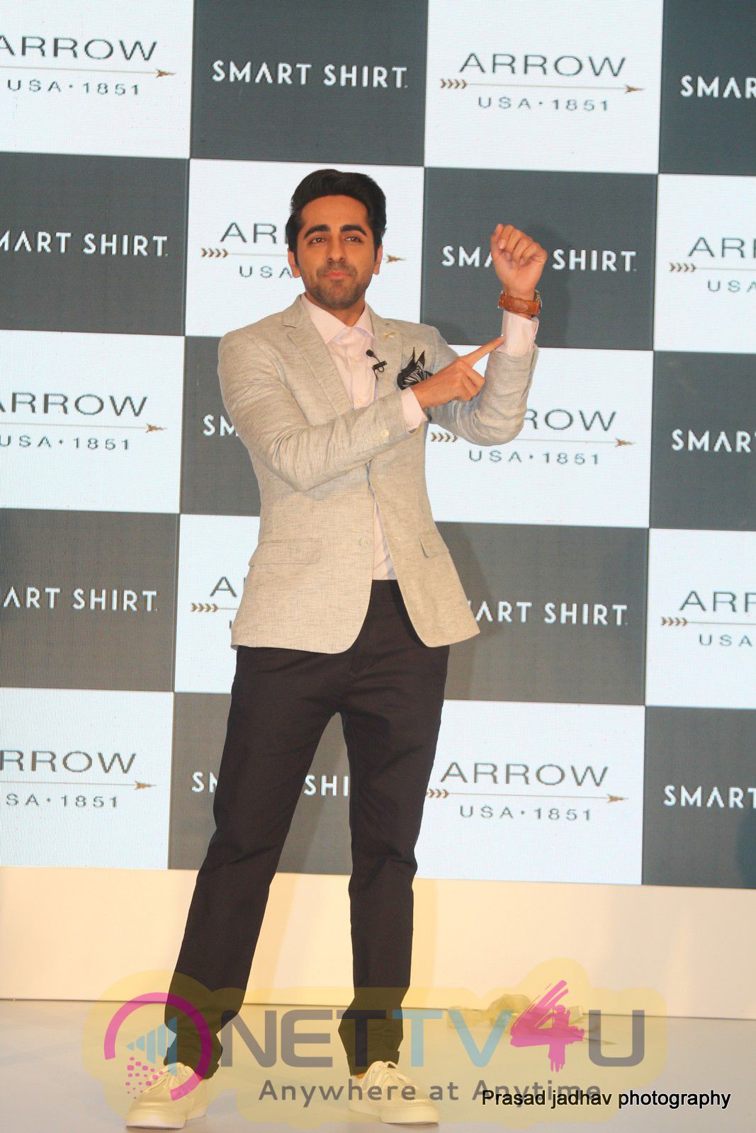 Ayushmann Khurana On The Launch Of Arrow Smart Shirt Good Looking Pics Hindi Gallery