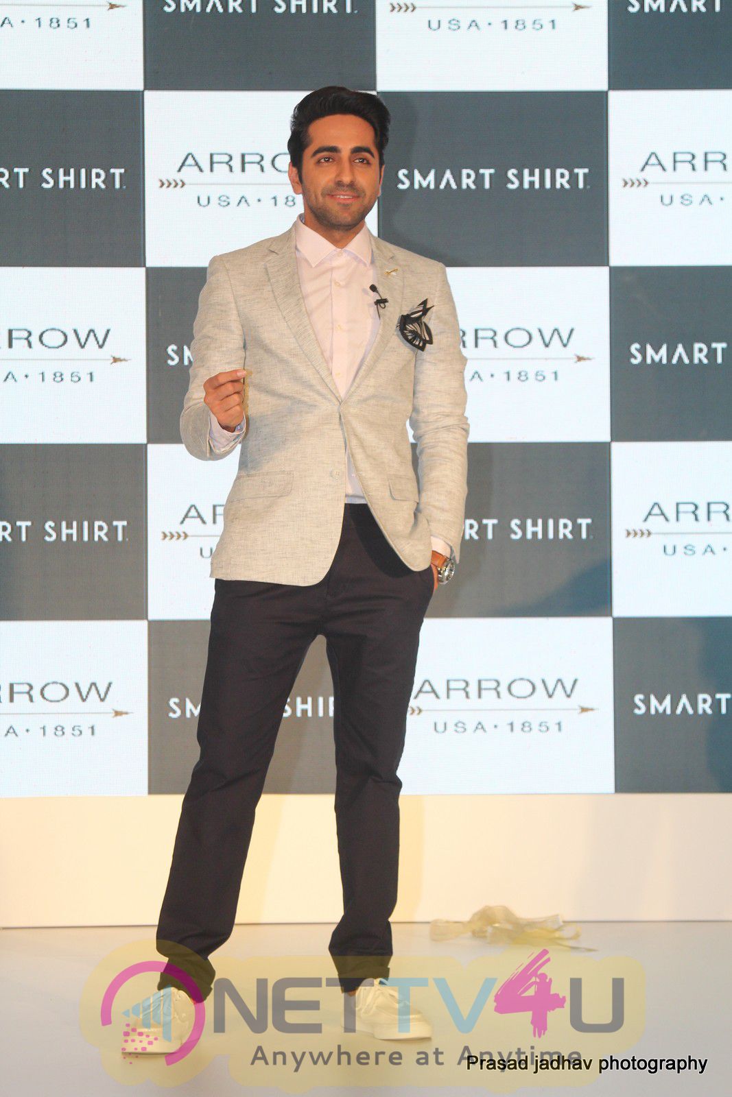 Ayushmann Khurana On The Launch Of Arrow Smart Shirt Good Looking Pics Hindi Gallery