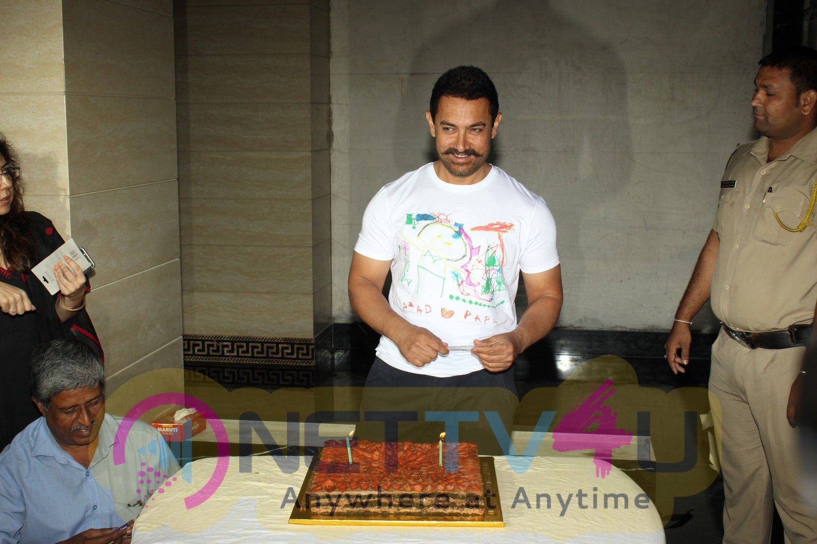 Actor Aamir Khan Celebrates 51st Birthday Photos & Stills Hindi Gallery