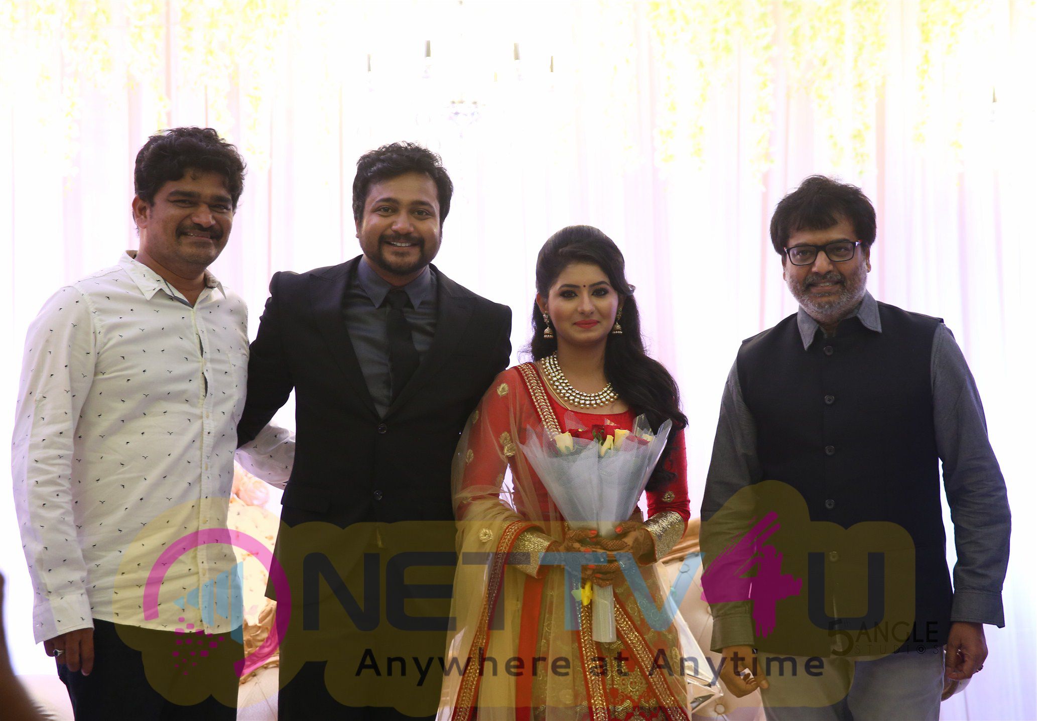 Actor Bobby Simha Actress Reshmi Reception Exclusive Photos  Tamil Gallery