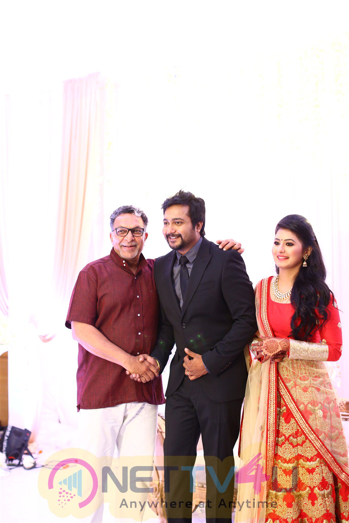 Actor Bobby Simha Actress Reshmi Reception Exclusive Photos  Tamil Gallery