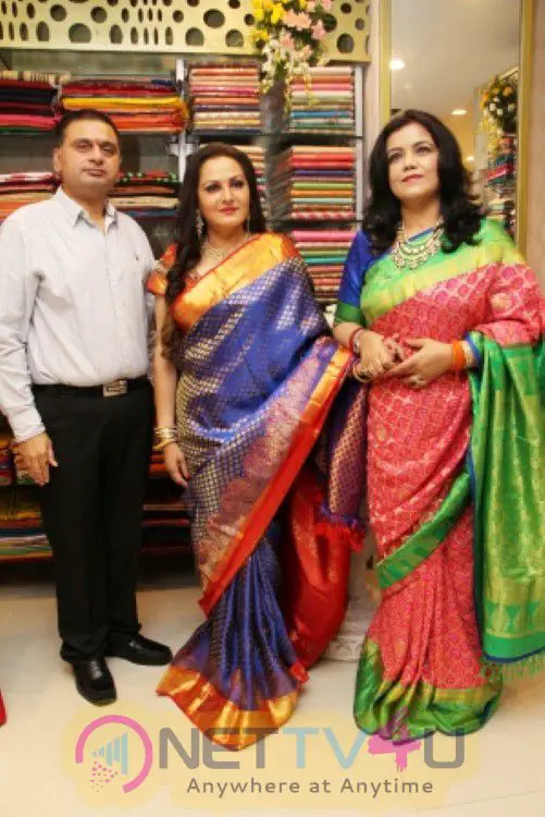Actress Jayaprada & Designer Amrita Mishra At The Exclusive Launch Of TRISHA Designer Wear Gorgeous Stills Telugu Gallery