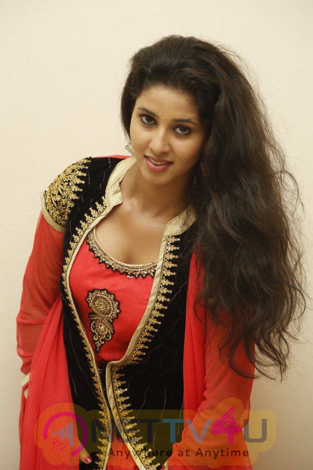 actress pavani at eluka majaka movie logo launch photos 6