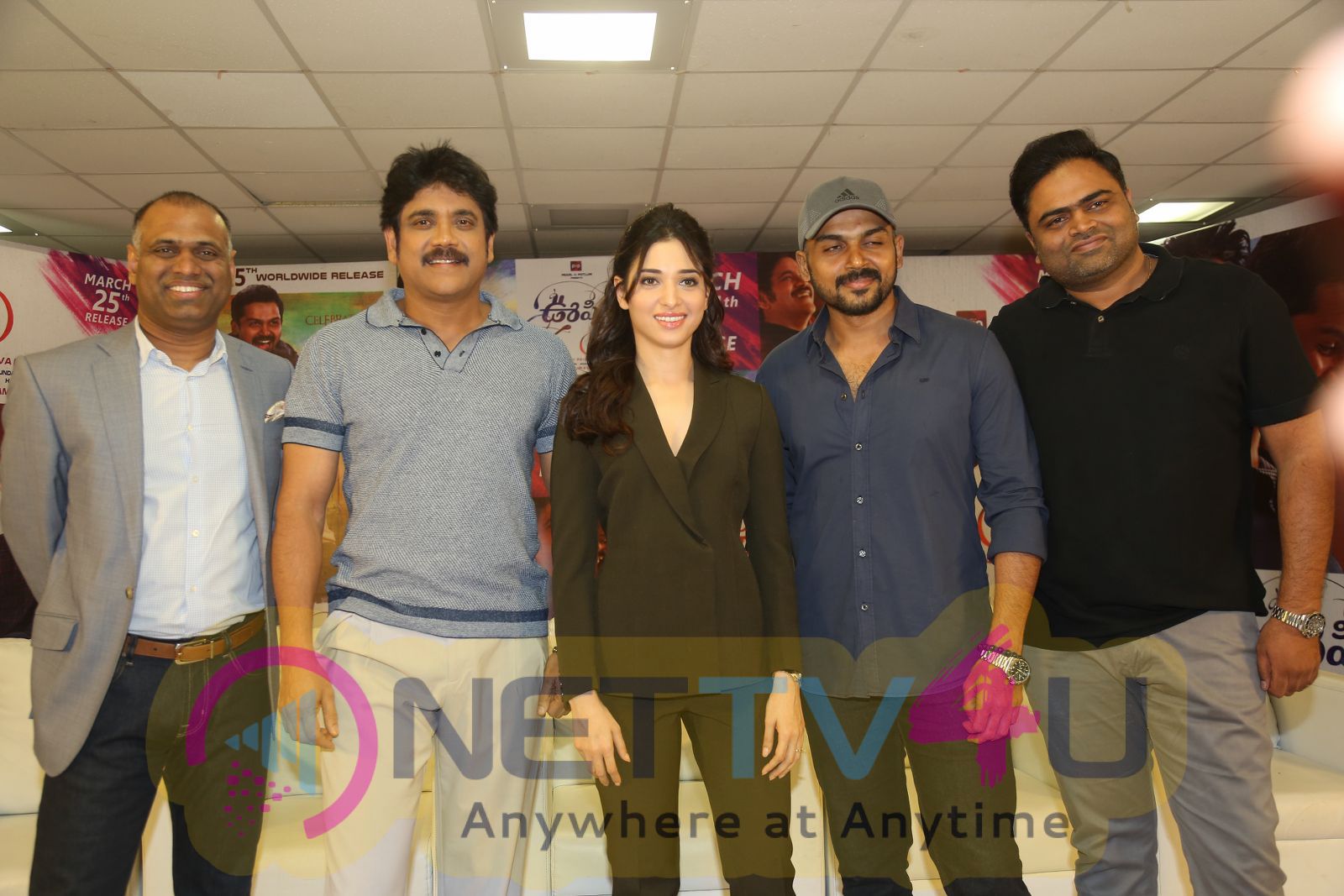 Actress Tamanna And Oopiri  Movie Press Meet Stills Telugu Gallery