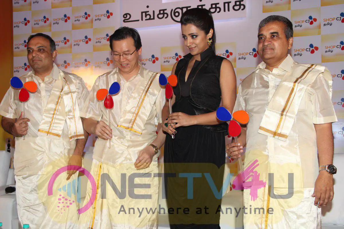 Actress Trisha Launch In Shop C J Tamil Photos Tamil Gallery