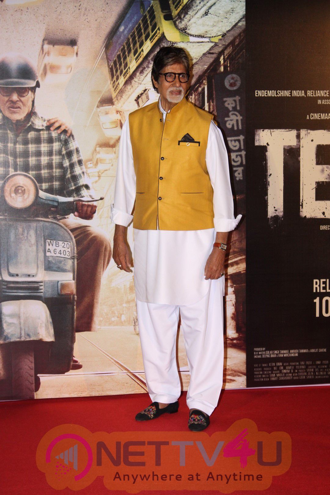 Amitabh Bachchan And Vidya Balan Unveil Te3n Trailer Release Photos ...