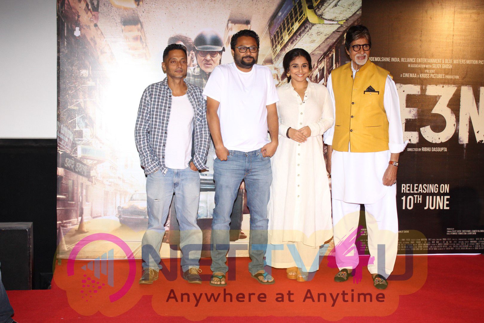 Amitabh Bachchan And Vidya Balan Unveil Te3n Trailer Release Photos ...