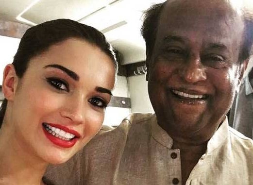 Amy Jackson’s Selfie Moment With Super Star!
