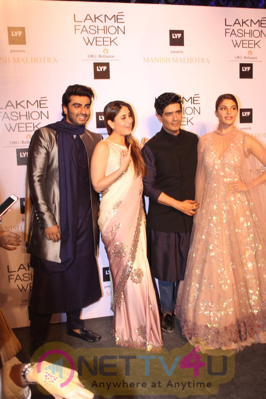 Arjun Kapoor, Jacqueline Fernandez, Kareena Kapoor On Ramp At Opening Show Of Manish Malhotra At LFW 2016 Latest Photos Hindi Ga