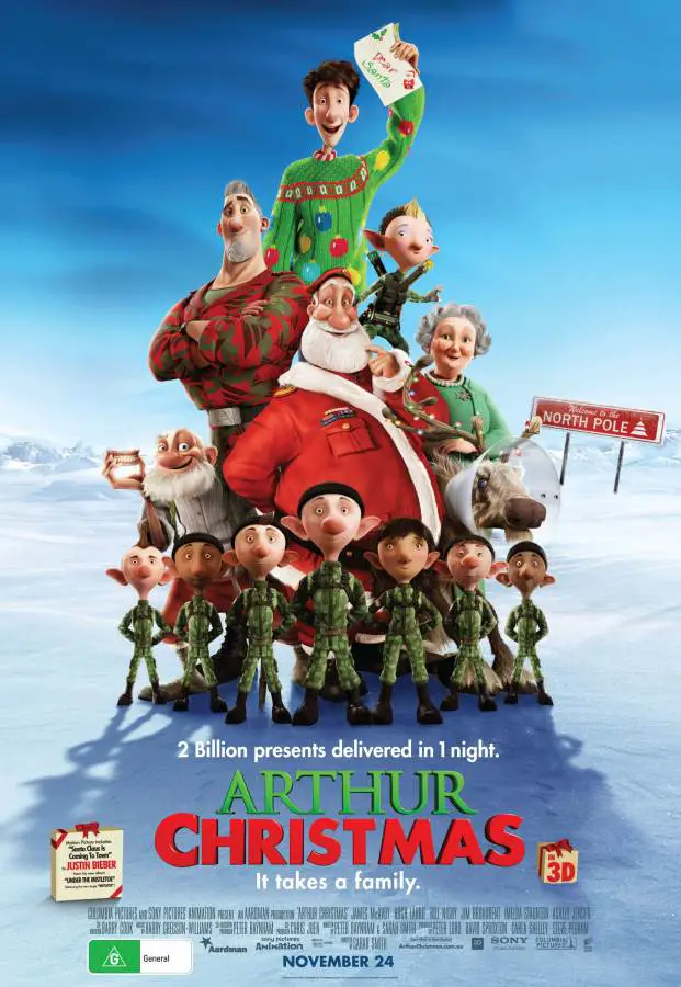 Arthur Christmas Movie Review
