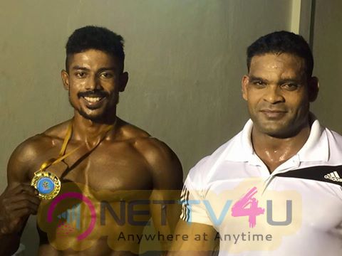 B.Rishikanth Actor Hero Of The Movie Kattupura Achieved Mr. Fitness Tamilnadu 2016 Title Winner   Stills English Gallery