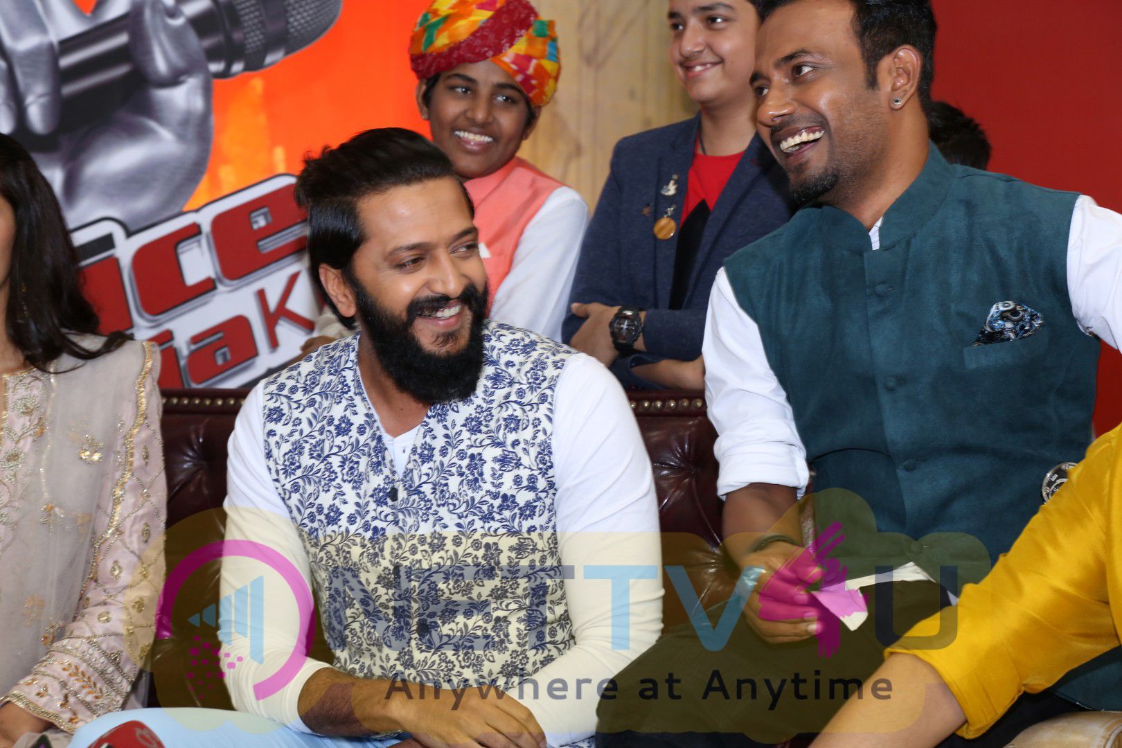 Banjo Star Cast Visit On The Set Of The Voice For Promotion Stills Hindi Gallery