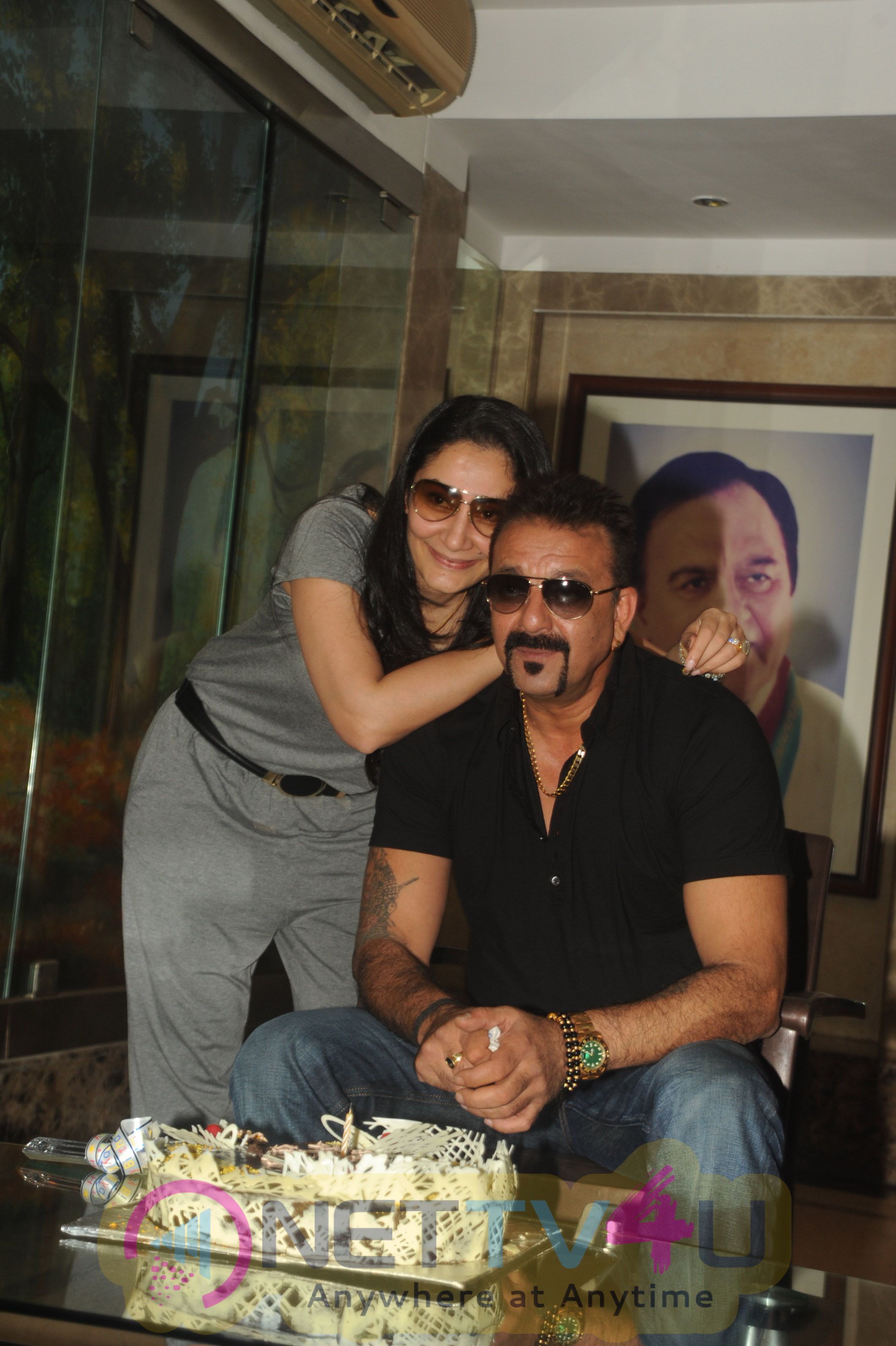 Bollywood Actor Sanjay Dutt Birthday  Celebrated Beautiful Photos Hindi Gallery