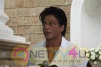 Bollywood Actor Shah Rukh Khan  Celebrates Eid Al-Fitr At His Home Today Attractive Stills Hindi Gallery