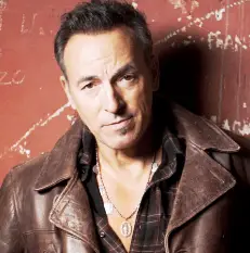 English Musician Bruce Springsteen