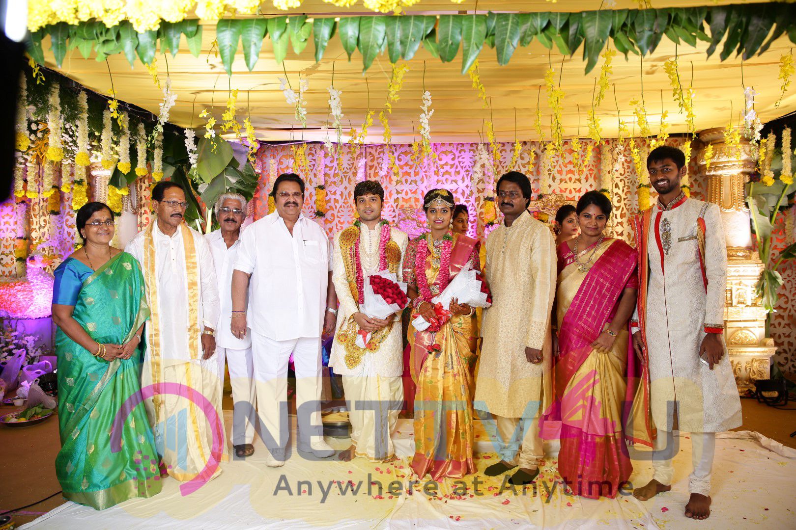 Celebs At Prabhu Thej And Varsha Wedding Images Telugu Gallery