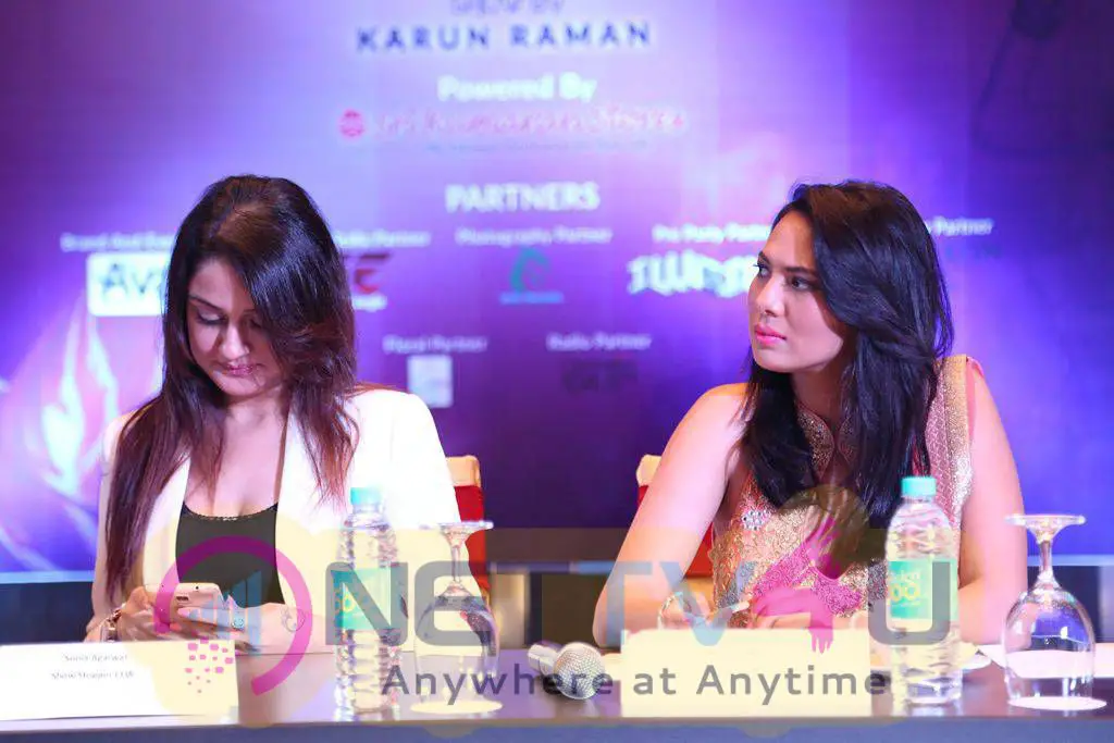 celebrities stills at chennai fashion week 2015 press meet 10