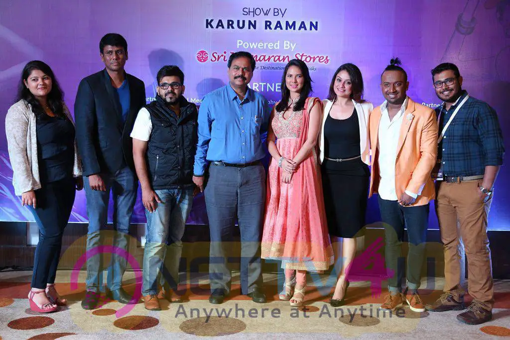 celebrities stills at chennai fashion week 2015 press meet 15