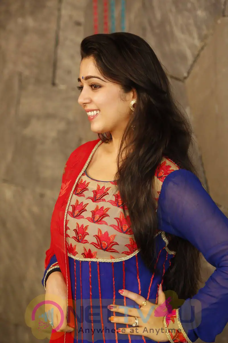 charmi stills at jyothi lakshmi movie interview 11