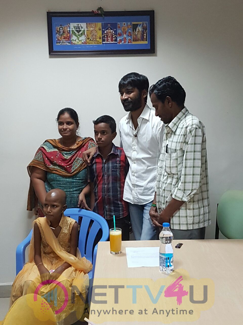 Dhanush Fulfils The Last Wish Of 12 Year Girl Kotiswari Diagnosed With Blood Cancer Tamil Gallery