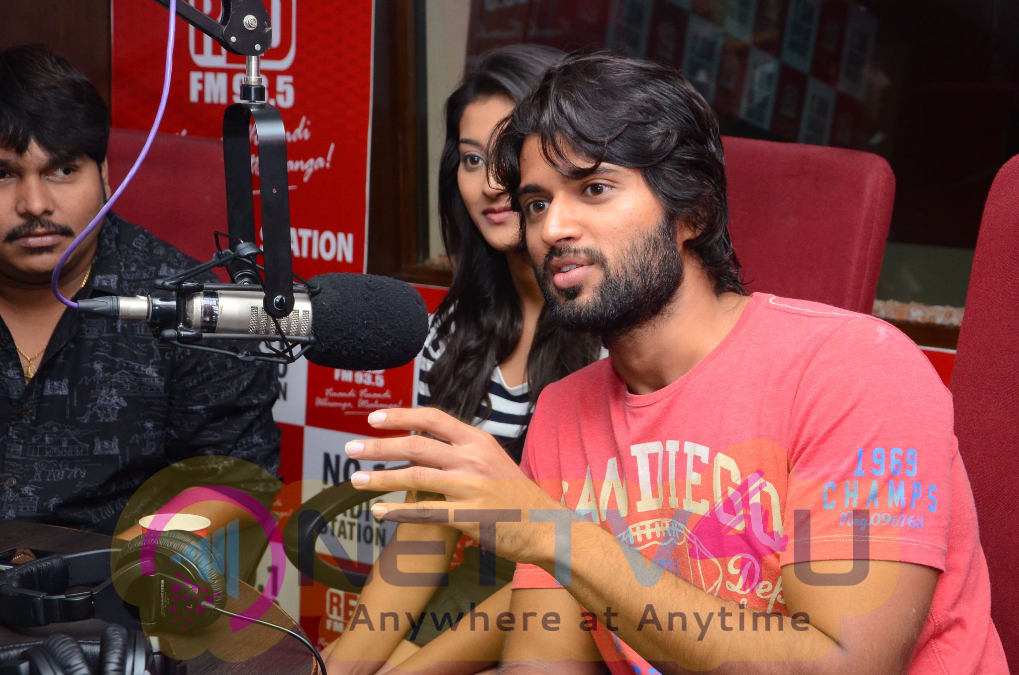 Dwaraka Song Launch At 93.5 RED FM Dazzling Stills Telugu Gallery