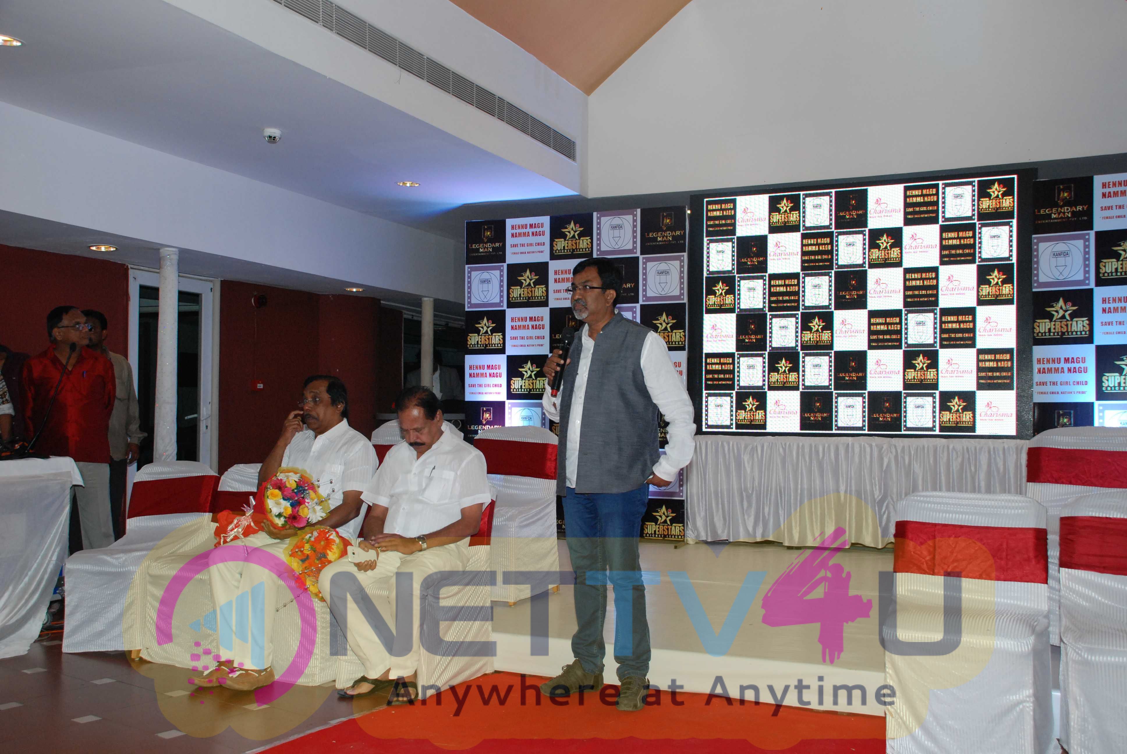 Director Association Pressmeet Regarding Superstars Cricket League Stills Kannada Gallery