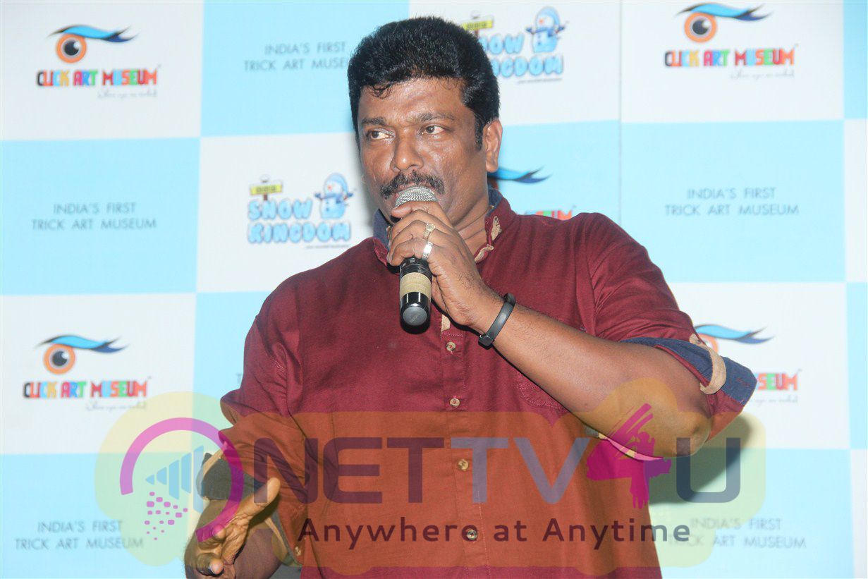 Director Radha Krishnan Parthiban Inaugurated Click Art Museum Excellent Stills Tamil Gallery