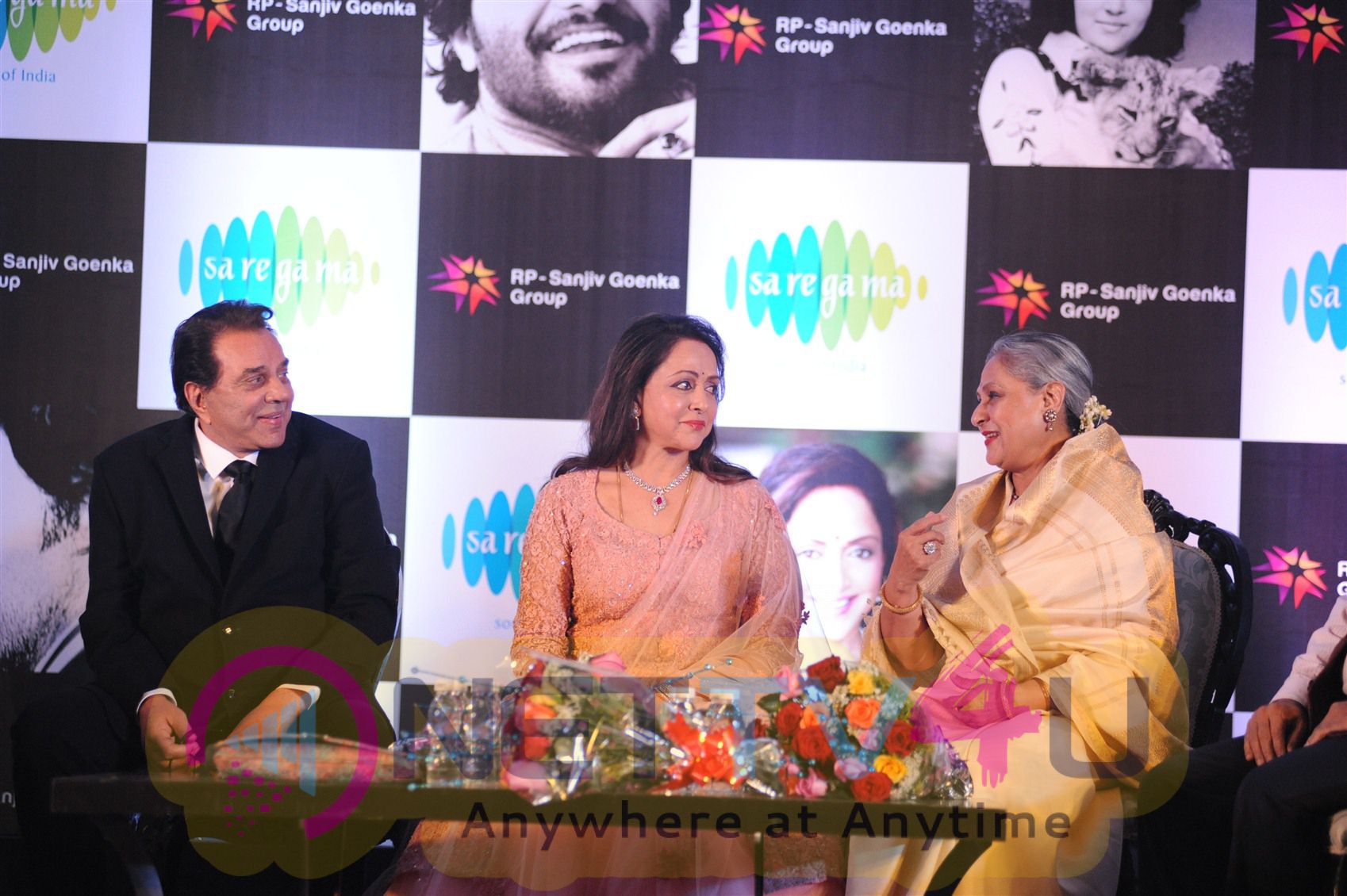 Dream Girl Hema Malini And Amitabh Bachchan Dharmendra Music Album Launch Photos Hindi Gallery