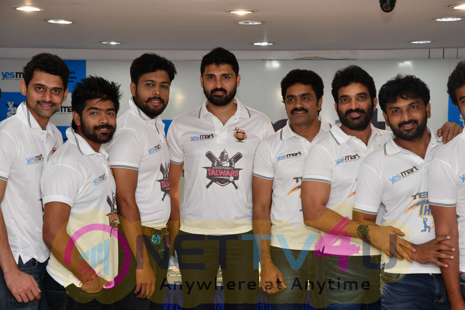Famous Premier Leagu Announces Launch Of Telugu Thunders At Yesmart KPHB- A Celeb Cricket Team Charming Stills Telugu Gallery