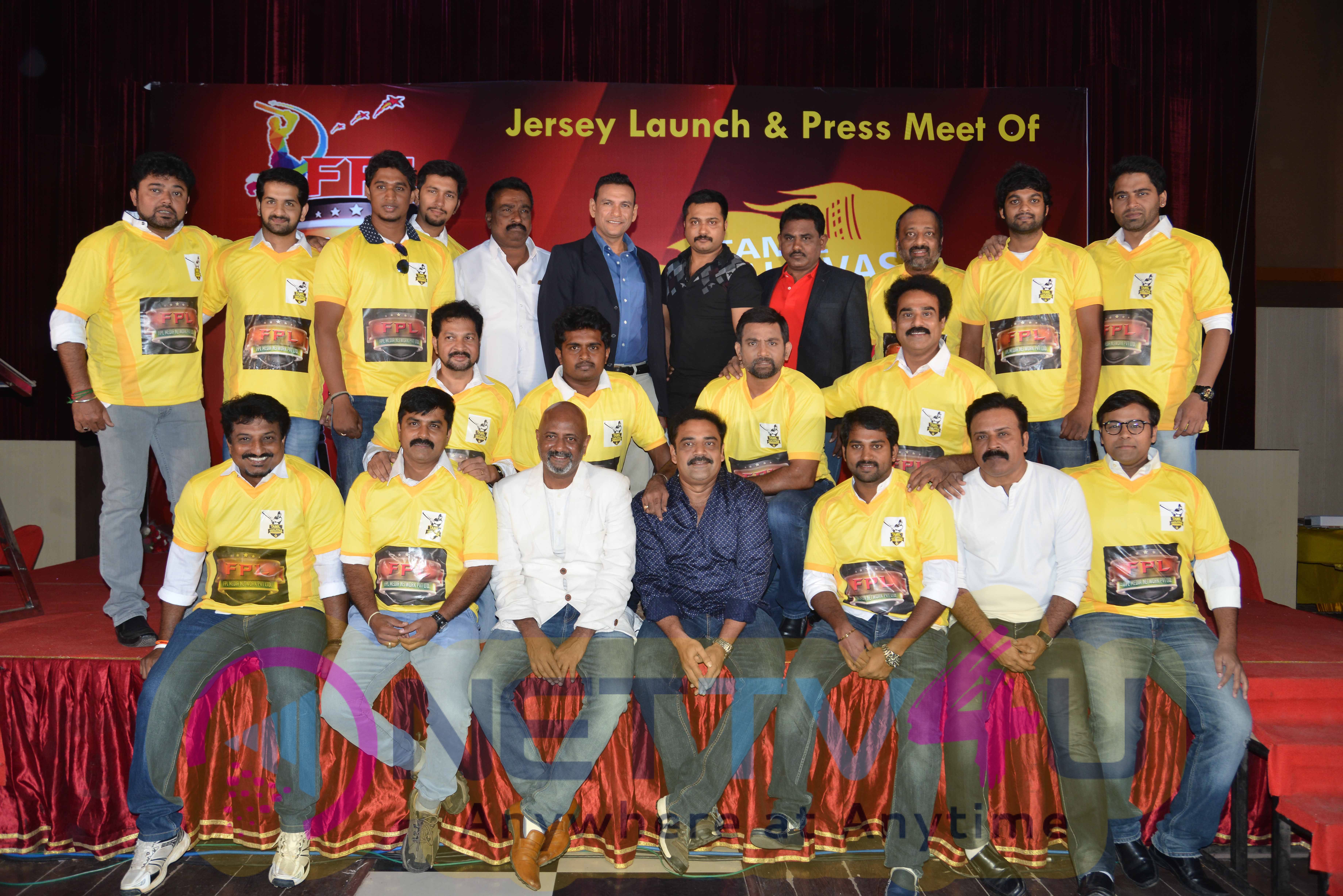 Famous Premier League Cricket Tournament Jersey Launch Function Pics Tamil Gallery