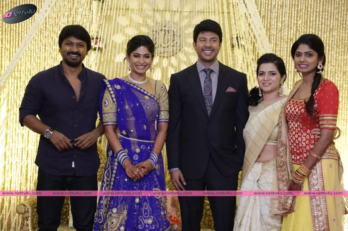 feroz vijayalakshmi wedding reception stills 25