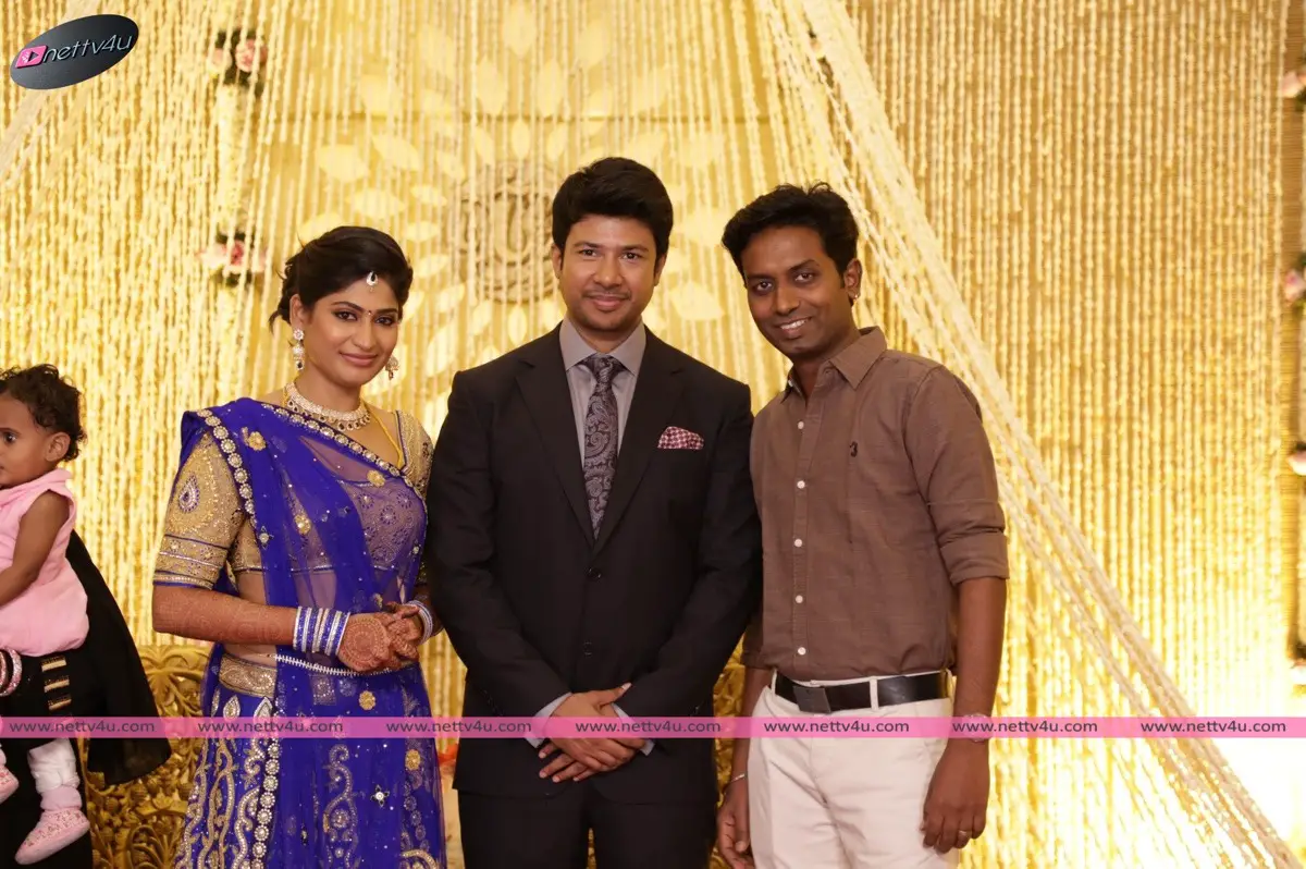 feroz vijayalakshmi wedding reception stills 41