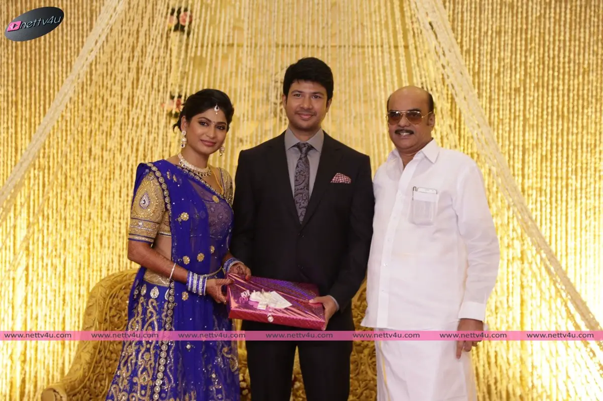 feroz vijayalakshmi wedding reception stills 57