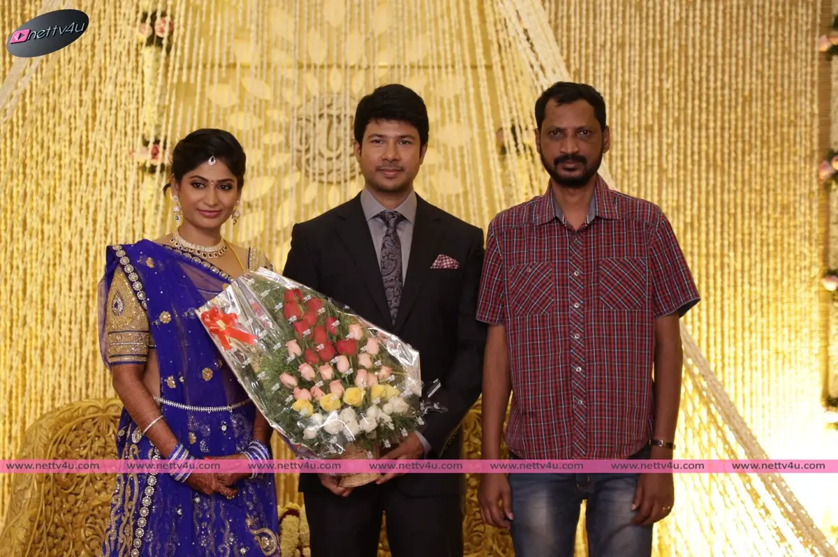 feroz vijayalakshmi wedding reception stills 65