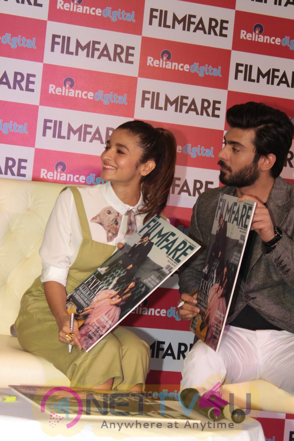 FilmFare Magzine Cover Launch With Alia Bhatt & Fawad Khan Stills Hindi Gallery