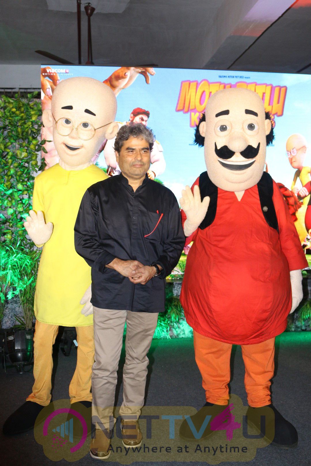 Gulzar & Vishal Bhardwaj At The Music Launch Of 3D Animation Film Motu Patlu King Of Kings Photos Hindi Gallery