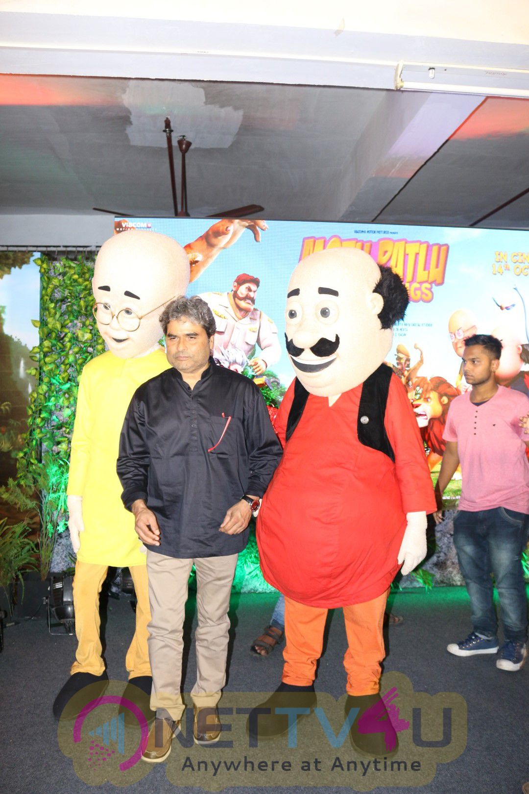 Gulzar & Vishal Bhardwaj At The Music Launch Of 3D Animation Film Motu Patlu King Of Kings Photos Hindi Gallery