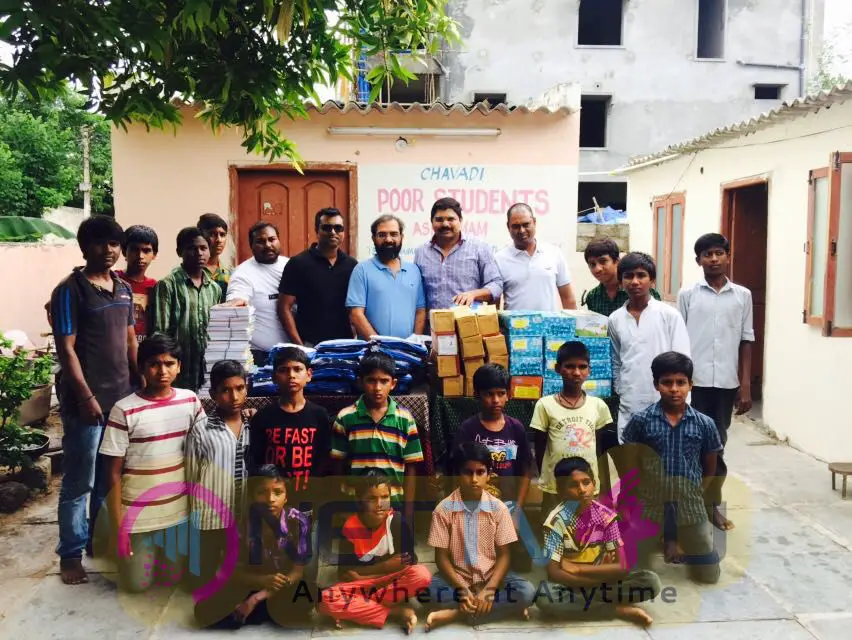 Images Of Oka Manasu Crew Contributes Poor Students Telugu Gallery