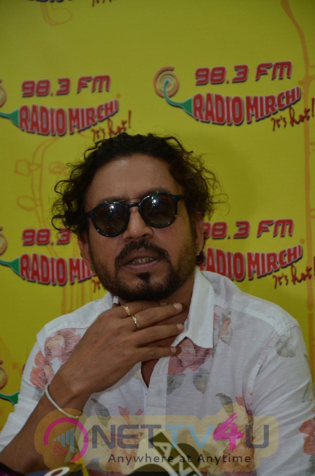 Irrfan Khan At Radio Mirchi To Promote Film Madari Photos Hindi Gallery