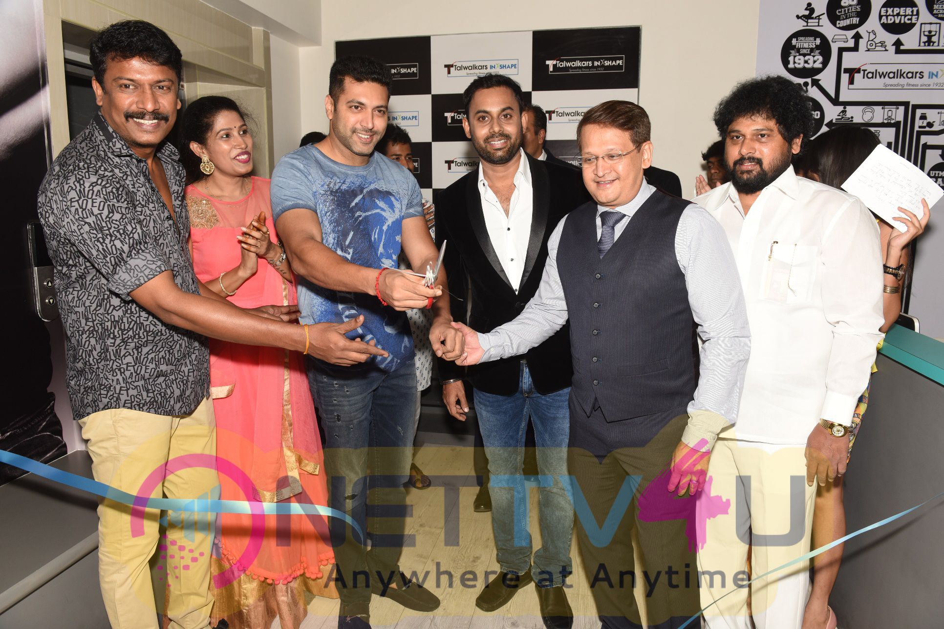 Jayam Ravi & Director Samuthrakani Launches Talwalkars Inshape New Branch Excellent Stills Tamil Gallery