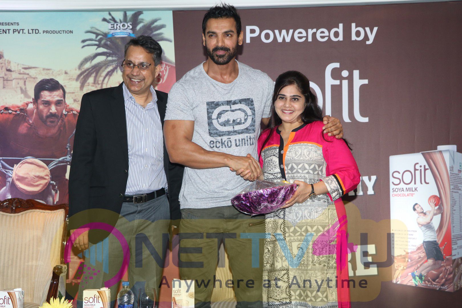 John Abraham Promoting Dishoom Attractive Photos Hindi Gallery