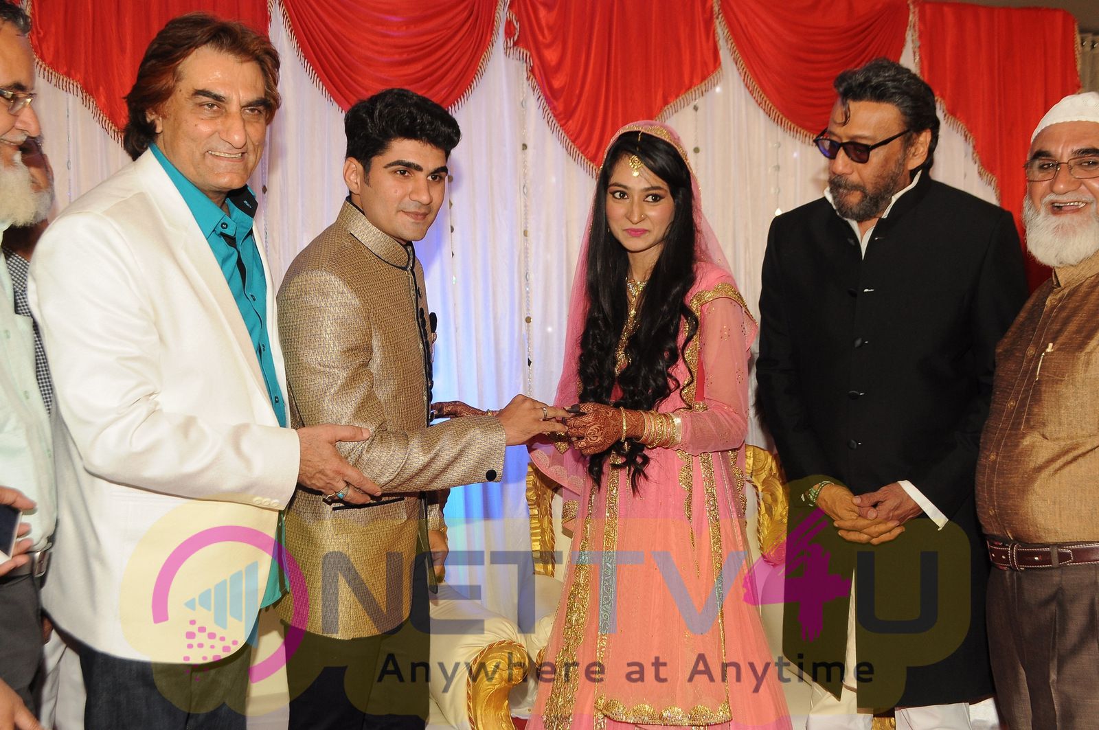 Jackie Shroff At Actor Ali Khan's Daughter's Engagement Ceremony Photos Hindi Gallery