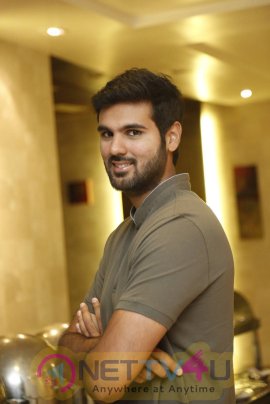 Jayasudha Son Shreyan Basthi Movie Teaser Launch Photos